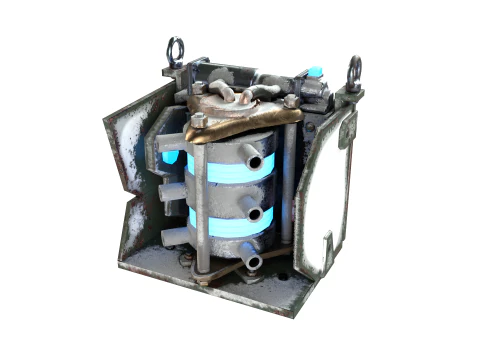 Sci-fi Cooler Glacier Flow 3D Model