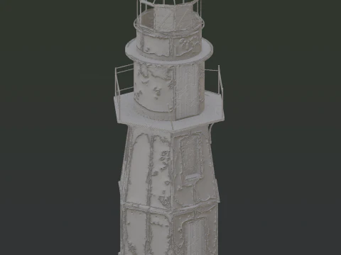 Old Lighthouse 3D Model