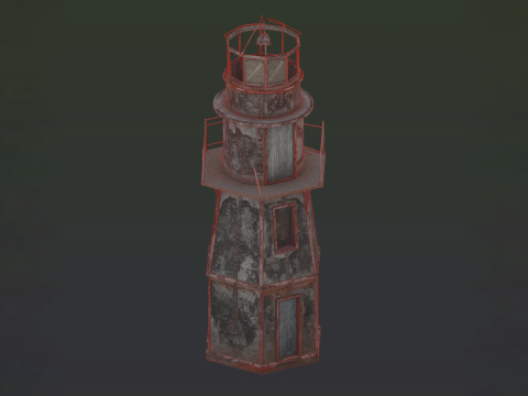 Old Lighthouse 3D Model