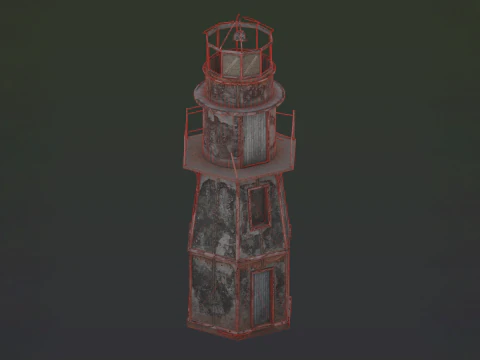 Old Lighthouse 3D Model