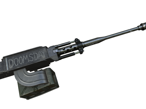 40mm Machine-gun Doomsday Modèle 3D