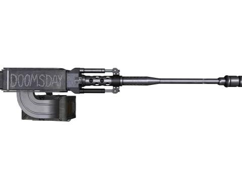 40mm Machine-gun Doomsday 3D Model
