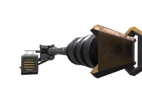 40mm Machine-gun Doomsday 3D Model