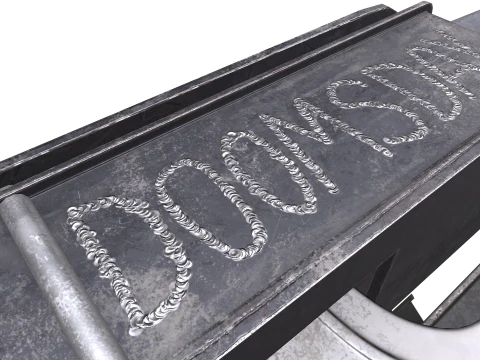 40mm Machine-gun Doomsday 3D Model