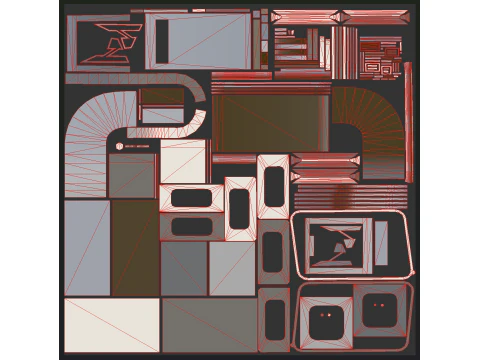 40mm Machine-gun Doomsday 3D Model