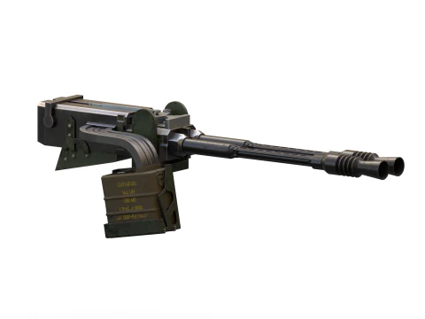 145mmリーパーマシンガン 3Dモデル