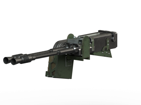145mm Reaper Machine-gun 3D मॉडल