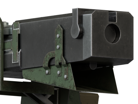 145mm Reaper Machine-gun 3D मॉडल