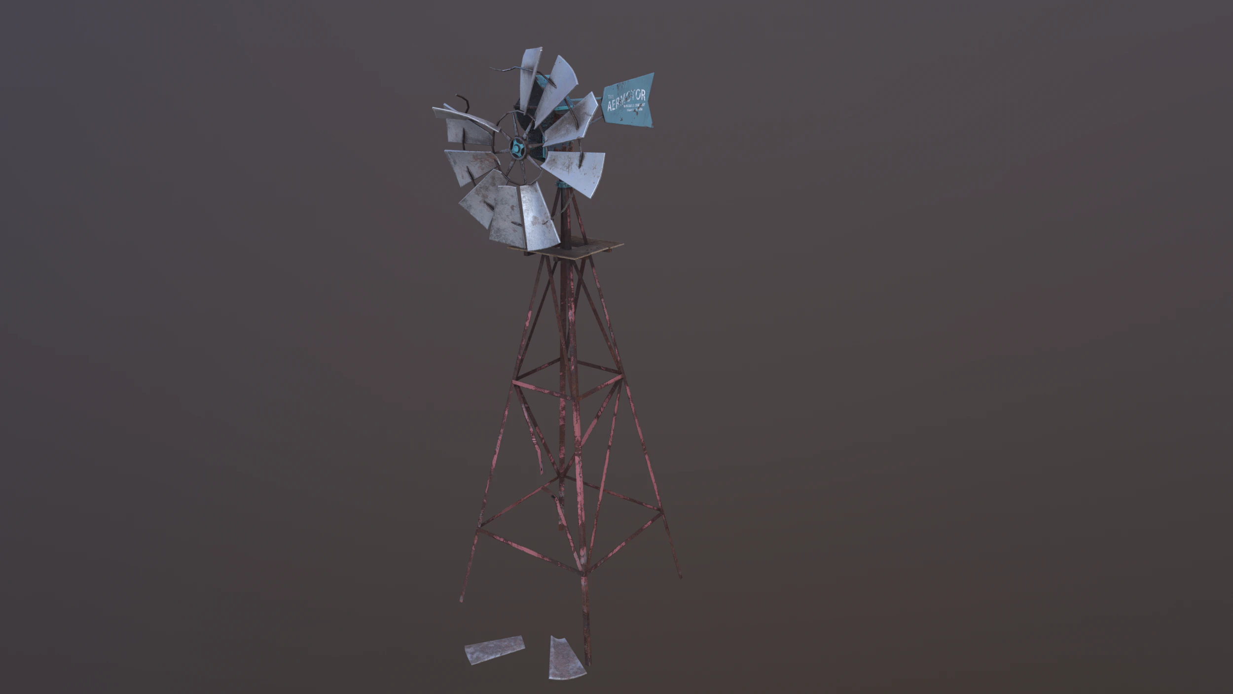 Windm&uuml;hle 3D Modell .c4d .max .obj .3ds .fbx .stl .blend 
