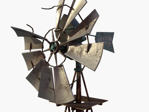Windm&uuml;hle 3D Modell