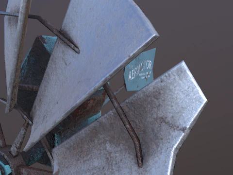 Windm&uuml;hle 3D Modell