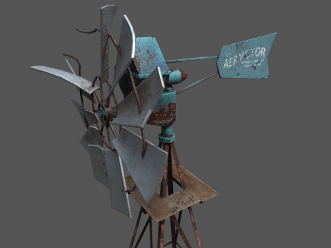 Windmill 3D Model