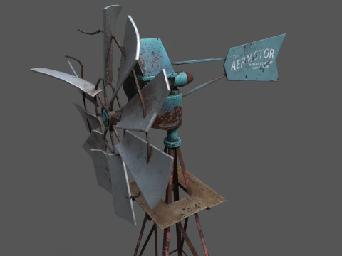 Windm&uuml;hle 3D Modell