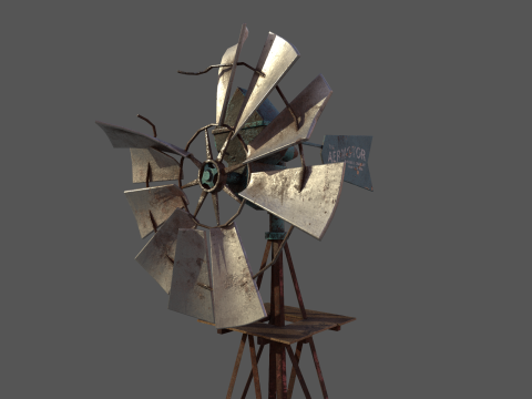 Windmill 3D Model