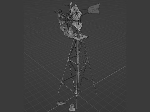 Windmill 3D Model
