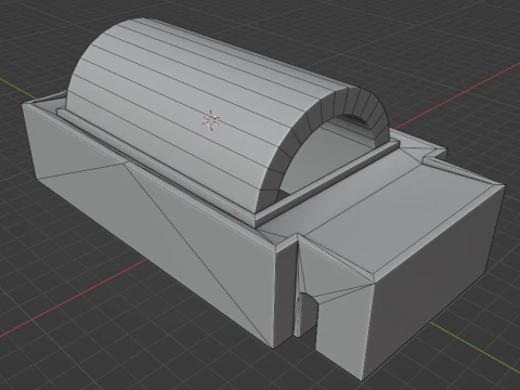 Old Brick Building 3D Model