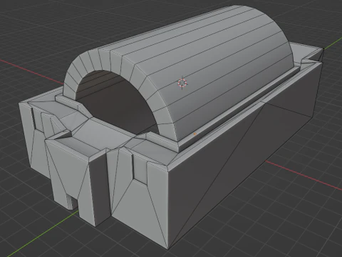 Old Brick Building 3D Model