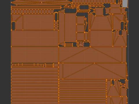 Old Brick Building 3D Model