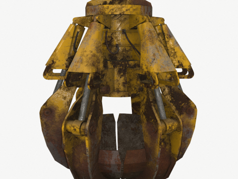 Clamshell bucket 3D Model