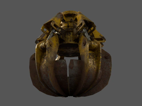 Clamshell bucket 3D Model