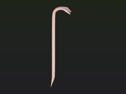 Crowbar 3Dモデル