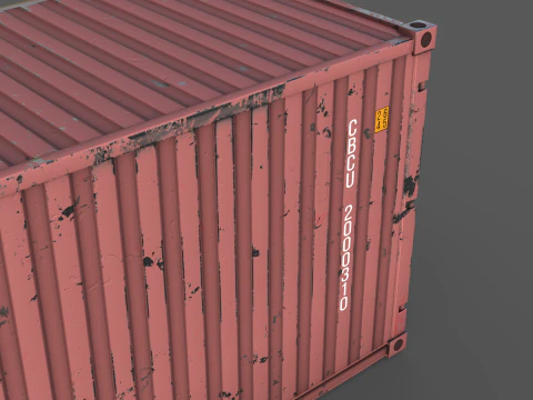 Kontenery towarowe Model 3D