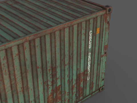 Kontenery towarowe Model 3D