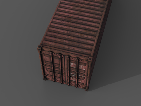 Cargo Containers 3D मॉडल