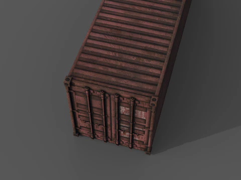 Kontenery towarowe Model 3D