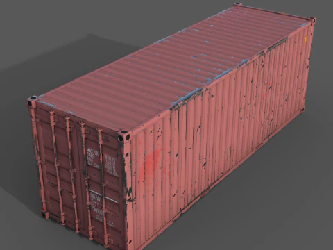 Kontenery towarowe Model 3D