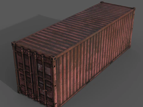 Kontenery towarowe Model 3D