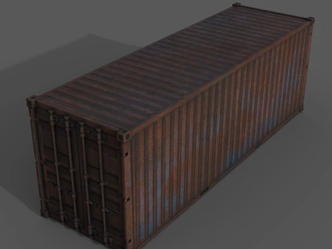 Kontenery towarowe Model 3D