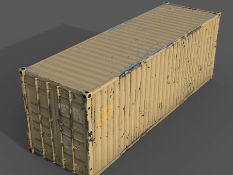 Kontenery towarowe Model 3D