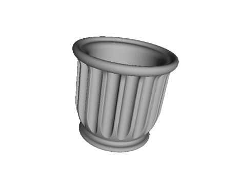 Flowerpot 3D Print Model