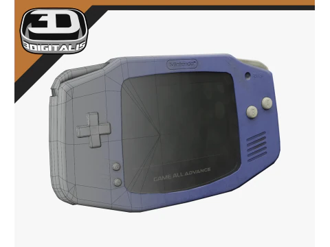 Nintendo Gameboy Advance 3D Model