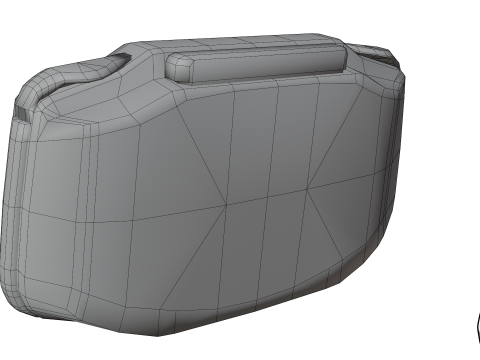 Nintendo Gameboy Advance 3D-Modell