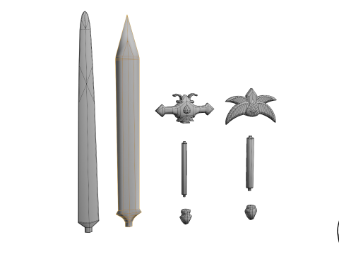 Modular Sword Pack 1 3D 模型