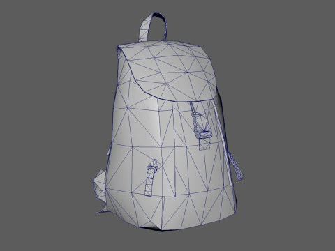 Backpack 001 3D Model