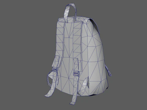 Backpack 001 3D Model