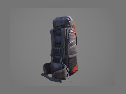 Backpack 002 3D मॉडल