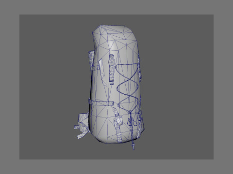 Backpack 002 3D मॉडल