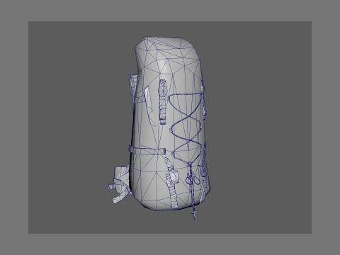 Backpack 002 3D Model