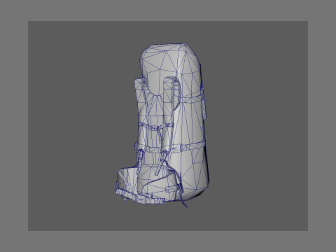 Backpack 002 3D मॉडल