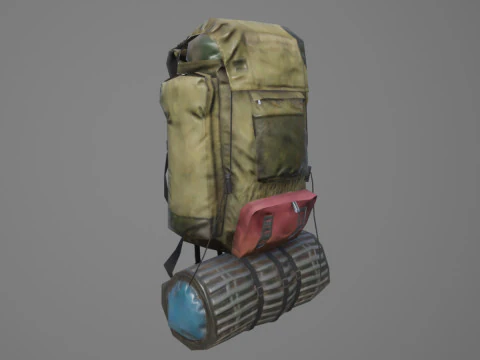 Backpack 003 3D Model