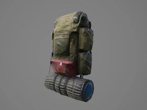 Backpack 003 3D Model