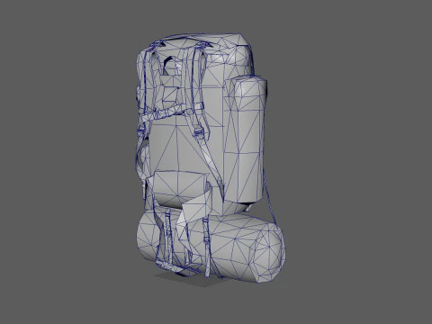 Backpack 003 3D Model