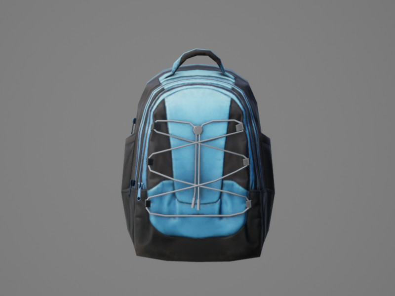 Backpack 006 Modelo 3D .c4d .max .obj .3ds .fbx .stl .blend 