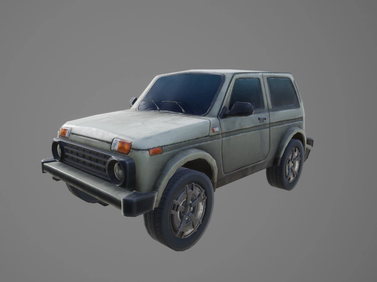 Car Vehicle 004 3D Model .c4d .max .obj .3ds .fbx .stl .blend 