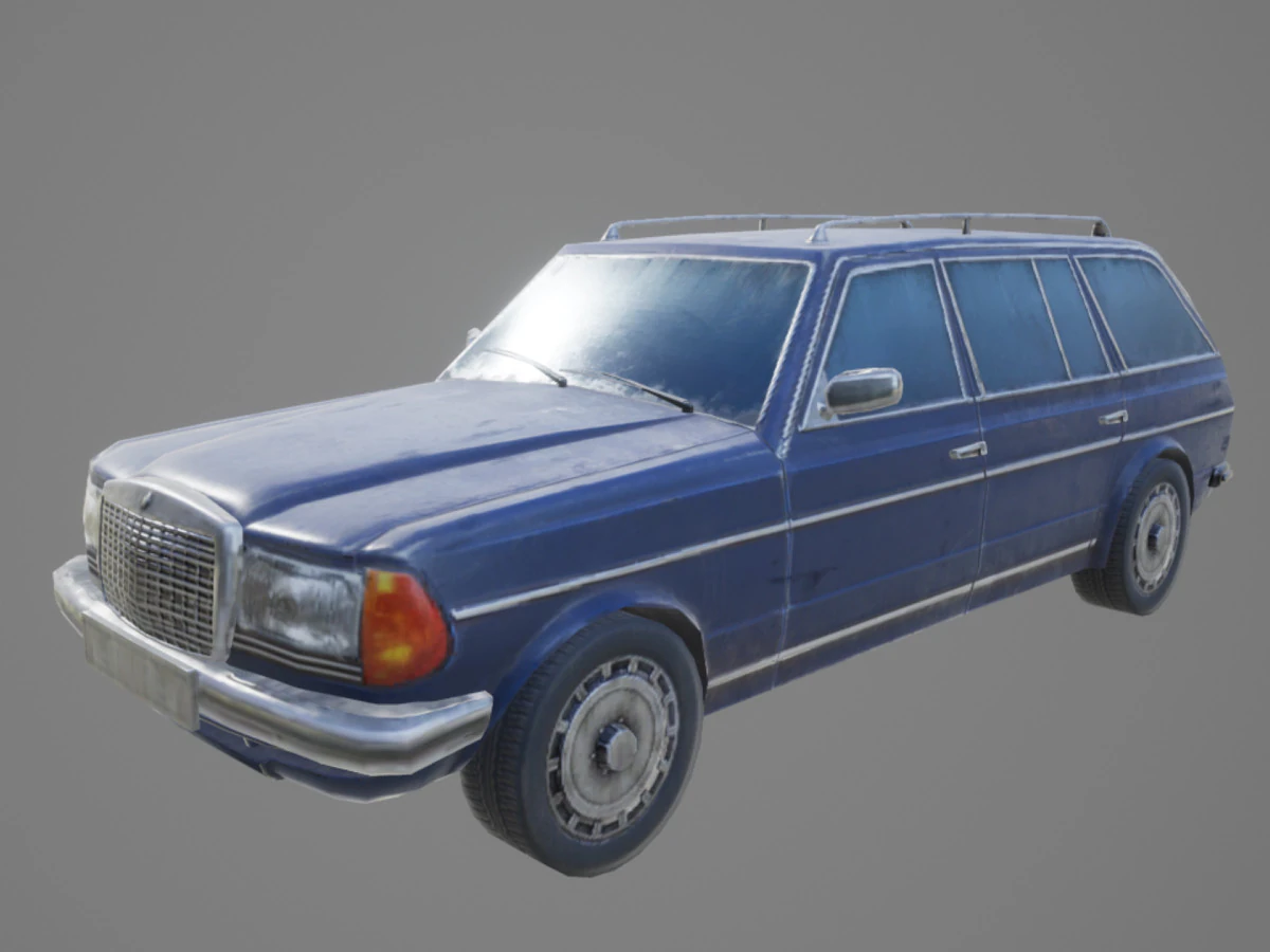 Car Vehicle 011 3D Model .c4d .max .obj .3ds .fbx .stl .blend 