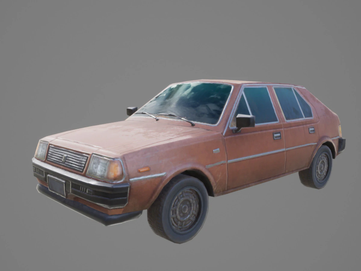 Car Vehicle 012 3D Model .c4d .max .obj .3ds .fbx .stl .blend 
